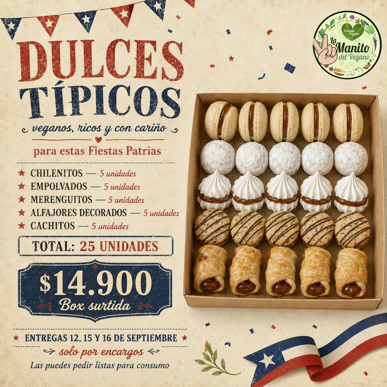 Mini dulces surtidos